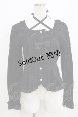 画像1: BABY,THE STARS SHINE BRIGHT / アンネ・マリィブラウス Free ブラック H-26-01-15-074-BA-BL-NS-ZH