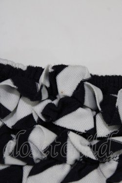 画像4: Secret Honey / シャーリングボーダートップス Free ネイビー H-26-01-15-076-CA-TO-NS-ZH