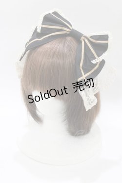 画像1: BABY,THE STARS SHINE BRIGHT / セーラーリボンカチューシャ(バーバリー)  ブラック H-26-01-15-008-BA-AC-NS-ZH