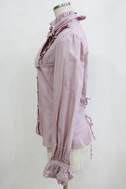 画像2: Victorian maiden / スタンドカラーフリルブラウス Free ラベンダー H-26-01-15-079-CL-BL-NS-ZH