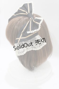 画像2: BABY,THE STARS SHINE BRIGHT / セーラーリボンカチューシャ(バーバリー)  ブラック H-26-01-15-008-BA-AC-NS-ZH