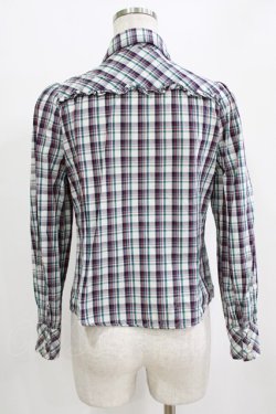 画像3: Amavel / チェックブラウス Free ホワイト H-26-01-15-087-CA-BL-NS-ZH