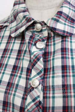 画像4: Amavel / チェックブラウス Free ホワイト H-26-01-15-087-CA-BL-NS-ZH