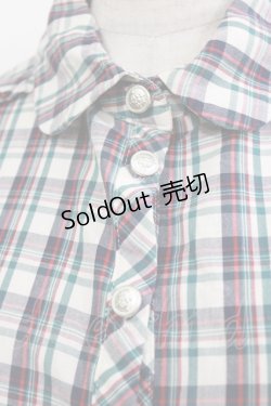 画像4: Amavel / チェックブラウス Free ホワイト H-26-01-15-087-CA-BL-NS-ZH