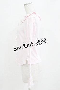 画像2: BABY,THE STARS SHINE BRIGHT / スクエアネックフリルカーディガン Free ピンク H-26-01-15-088-BA-TO-NS-ZH