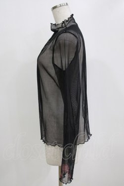 画像2: axes femme / 彼岸花PTシアートップス Free ブラック H-26-01-15-089-AX-TO-NS-ZH