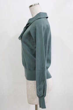画像2: F&A / ボウタイニットプルオーバー Free L/GREEN H-26-01-15-090-LO-TO-NS-ZH