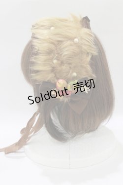 画像2: metamorphose / ファーリボンヘッドドレス  ブラウン H-26-01-15-010-ME-AC-NS-ZH