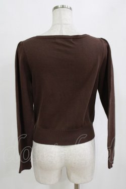 画像3: metamorphose / エンブレム刺繍カーディガン Free ブラウン H-26-01-15-091-ME-TO-NS-ZH