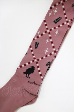 画像2: metamorphose / Dark night guardianオーバーニー  ピンク H-26-01-15-011-ME-ZA-NS-ZH