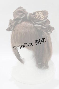 画像1: Angelic Pretty / Loyaltyレジメンカチューシャ  ブラウン H-26-01-15-019-AP-AC-NS-ZH