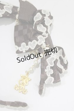 画像3: ALICE and the PIRATES / アリスのトランプリボンカチューシャ  ブラウン H-26-01-15-026-PA-AC-NS-ZH