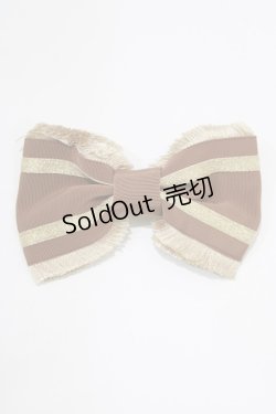 画像2: Angelic Pretty / Royalフリンジバレッタ  ブラウン H-26-01-15-033-AP-AC-NS-ZH