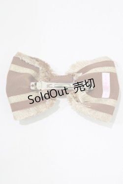 画像3: Angelic Pretty / Royalフリンジバレッタ  ブラウン H-26-01-15-033-AP-AC-NS-ZH