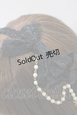 画像3: ALICE and the PIRATES / アリスのトランプリボンカチューシャ  ブラック H-26-01-15-035-PA-AC-NS-ZH