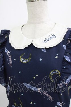 画像4: Ank Rouge / MoonFeatherプリントワンピース M ネイビー H-26-01-16-024-CA-OP-NS-ZH