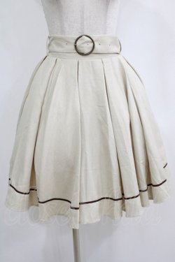 画像1: Kurumi Collaboration / フレアマリンアカデミアスカート S アイボリー H-26-01-16-025-GO-SK-NS-ZH
