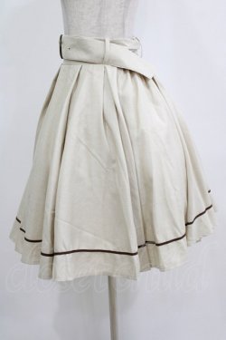 画像2: Kurumi Collaboration / フレアマリンアカデミアスカート S アイボリー H-26-01-16-025-GO-SK-NS-ZH