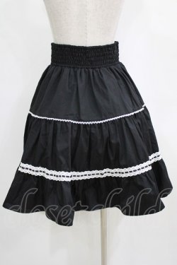 画像3: Eri Aino's collaboration / シャーロットの水曜日 フリルフレアスカート S ブラック H-26-01-16-026-PU-TO-NS-ZH