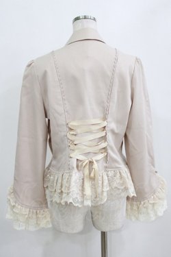 画像3: axes femme / レースフリル編上ジャケット Free ベージュ H-26-01-16-031-AX-JA-NS-ZH