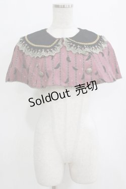 画像1: metamorphose / Dark night guardianケープ Free ワイン H-26-01-16-032-ME-JA-NS-ZH