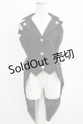 ALICE and the PIRATES / 燕尾ベスト Free ブラック H-26-01-16-033-PA-TO-NS-ZH