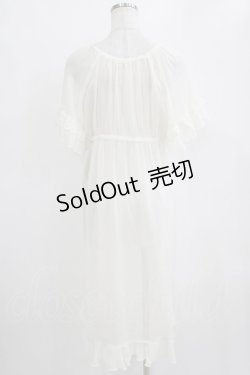 画像3: axes femme / ラッフルフリルガウン Free アイボリー H-26-01-16-034-AX-TO-NS-ZH