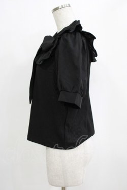 画像2: Amavel / Dreaming Ribbonボウタイトップス Free ブラック H-26-01-16-035-CA-TO-NS-ZH