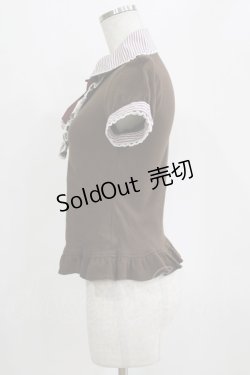 画像2: Angelic Pretty / ブリジットストライプカットソー Free ブラウン H-26-01-16-040-AP-TO-NS-ZH