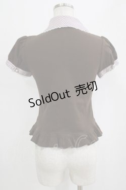 画像3: Angelic Pretty / ブリジットストライプカットソー Free ブラウン H-26-01-16-040-AP-TO-NS-ZH