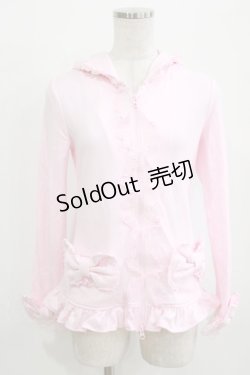 画像1: Angelic Pretty / 大きなリボンポッケパーカ Free ピンク H-26-01-16-043-AP-TO-NS-ZH