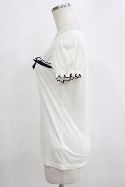 画像2: Ank Rouge / リボントップス M オフ/ネイビー H-26-01-16-044-CA-TO-NS-ZH