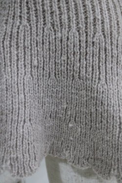 画像4: axes femme / ヴィンテージ風透編ニットカーディガン Free グレージュ H-26-01-16-045-AX-TO-NS-ZH