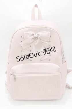 画像2: Ank Rouge / スピンドルリボン合皮リュック  ピンク H-26-01-16-056-CA-BG-NS-ZH