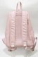 画像3: Ank Rouge / スピンドルリボン合皮リュック  ピンク H-26-01-16-056-CA-BG-NS-ZH (3)
