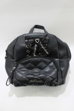 画像2: Ank Rouge / 合皮リュック  ブラック H-26-01-16-058-CA-BG-NS-ZH