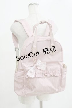 画像1: m petit by misako / AMリボンチャームツキリュック  ピンク H-26-01-16-059-LO-BG-NS-ZH