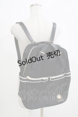 画像1: m petit by misako / NINA'S コラボ AM2WAYリュック  ブラック H-26-01-16-060-LO-BG-NS-ZH