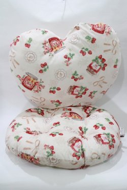 画像1: m petit by misako / クッション  ピンク H-26-01-16-064-LO-ZA-NS-ZH