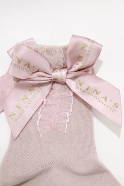 画像2: m petit by misako / AMCSNIロゴリボン  ピンク H-26-01-16-071-LO-ZA-NS-ZH