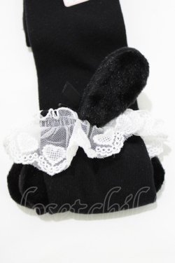 画像3: Alice Mashiro / ECMAHSウサミミリボン  ブラック H-26-01-16-072-PU-ZA-NS-ZH