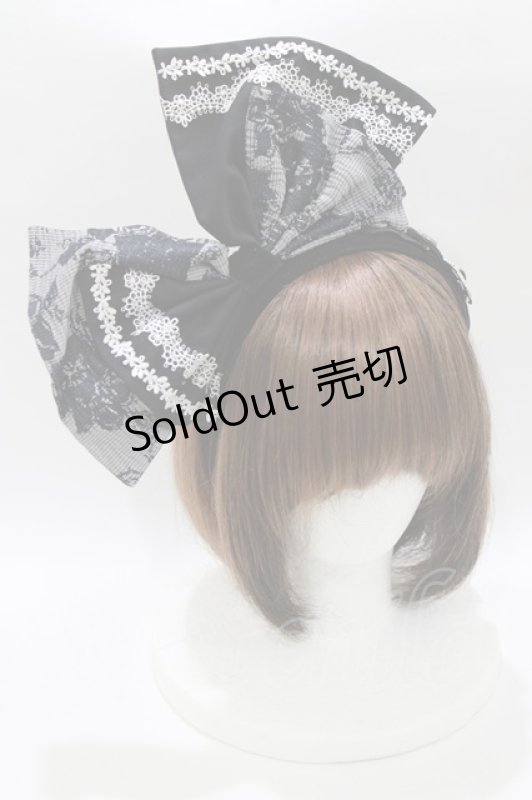 画像1: Hoshibako Works / 東方Project ×HoshibakoWorks 魂魄妖夢 サイドリボンカチューシャ  ブラック H-26-01-16-080-LO-AC-NS-ZH (1)