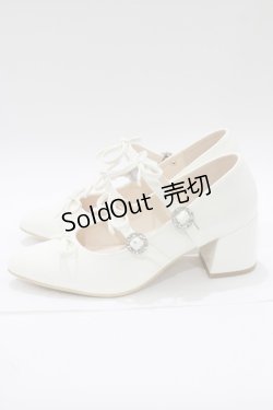 画像2: evelyn / 3連リボンミュール L オフ H-26-01-16-088-LO-SH-NS-ZH