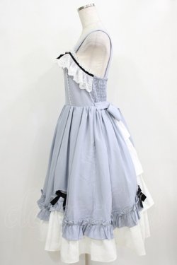 画像2: Chalmiere / 不思議の国のジャンパースカート M サックス H-26-01-16-007-PU-OP-NS-ZH