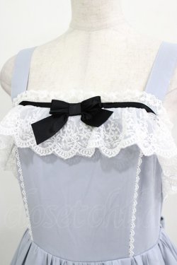 画像4: Chalmiere / 不思議の国のジャンパースカート M サックス H-26-01-16-007-PU-OP-NS-ZH