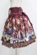 画像2: Angelic Pretty / メルカトル骨董品店スカート Free ワイン H-26-01-16-008-AP-SK-NS-ZH (2)