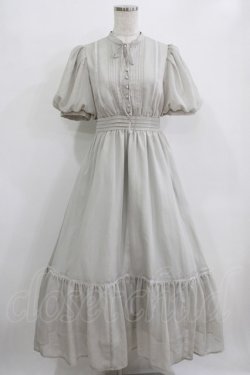 画像1: An MILLE / パフスリーブロングワンピース Free グレー H-26-01-16-011-EL-OP-NS-ZH