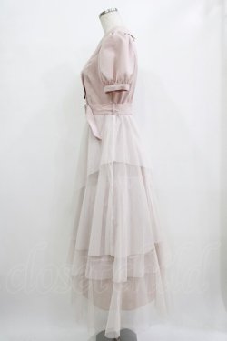 画像2: An MILLE / チュールドッキングワンピース Free ピンク H-26-01-16-012-EL-OP-NS-ZH