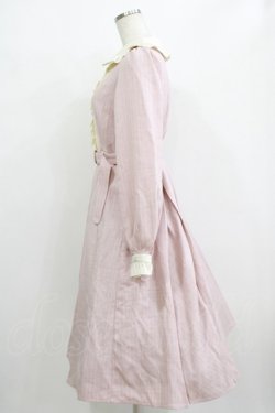 画像2: Amavel / クラシカルラメストライプミディ丈ワンピース Free ピンク H-26-01-16-013-CA-OP-NS-ZH