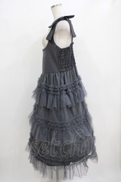 画像2: FLC / チュールワンピース M グレー H-26-01-16-016-LO-OP-NS-ZH